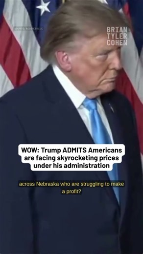 WOW: Trump ADMITS Americans are facing skyrocketing prices under his administration