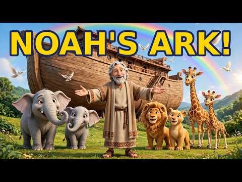 Noah's Ark 🦁🌈 | Bible Story for Kids | Little Hearts