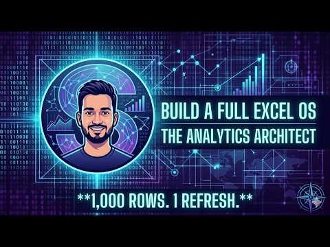 Build a Fully Automated "Executive OS" in Excel (The 3-Layer Blueprint)