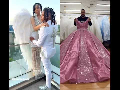 this prom dress had the whole hood talking #shorts #prom