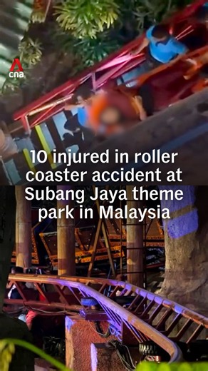 10 injured in roller coaster accident at Subang Jaya theme park in Malaysia