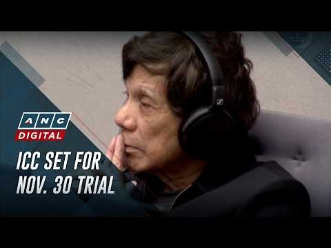 ICC sets opening statements in Duterte's trial on Nov. 30 | ANC