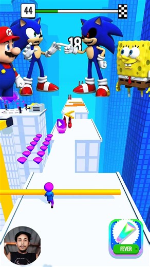 EVIL SONIC ESCAPED FROM A MIRROR… AND FOOLed EVERYONE! 😱😈 #remix #foryou #familyfriendly #jumpstyle