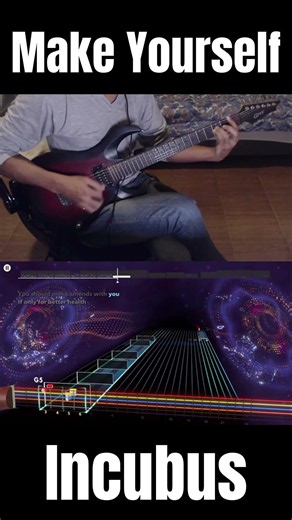 "Make Yourself" - Incubus #shorts #incubus #rocksmithplus #guitarcover
