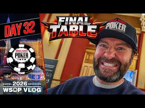 CHASING BRACELET #8 at the $25K HIGH ROLLER FINAL TABLE | 2026 WSOP VLOG Day 32