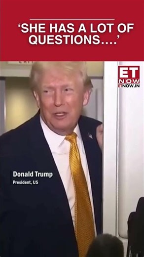 Donald Trump Jokes After Facing Multiple Questions From Reporter | #shorts