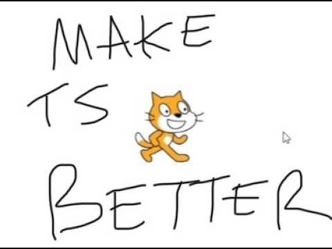 Make SCRATCH menus and titles look nice - for Beginners