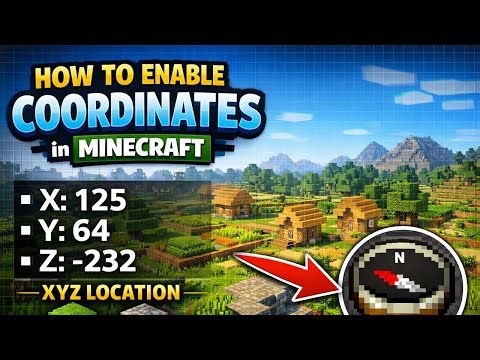 How to Enable Coordinates in Minecraft (Java & Bedrock Edition)