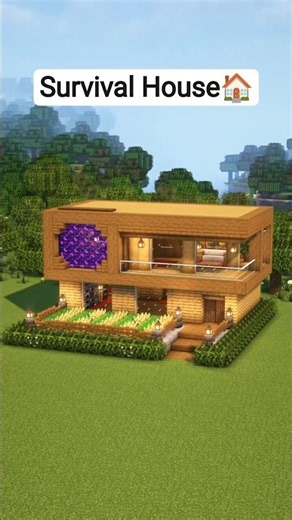 Minecraft Best Simple Survival House 🏠 #minecraft