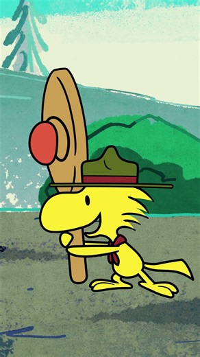Woodstock Attempts Paddleball! | Camp Snoopy Season 2 | Apple TV #shorts