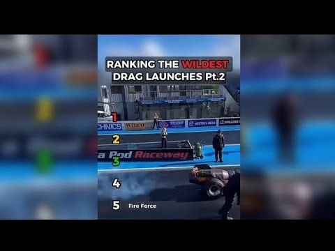 Top 5 craziest drag launches #drag race #drag racing