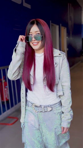 The only thing Iyo Sky’s outfit is missing is a crown… 👑👀