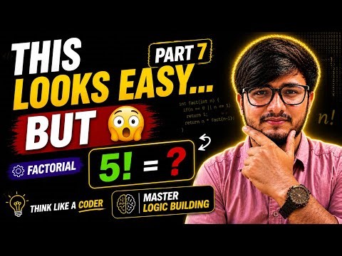 90% Beginners Fail This Factorial Logic 😱 | Java Explained Easily