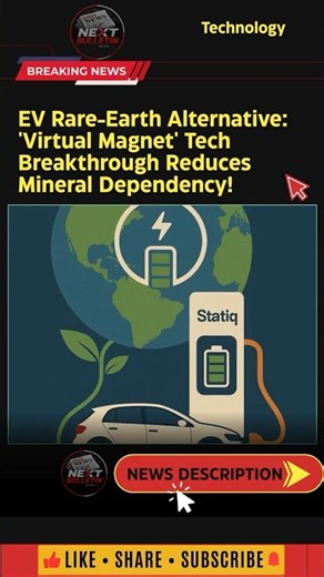 Breakthrough 'Virtual Magnet' Tech Aims to Free EVs from Rare-Earth Dependency #news