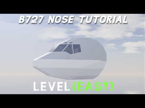 BOEING 727/707 NOSE | Plane Crazy Tutorial