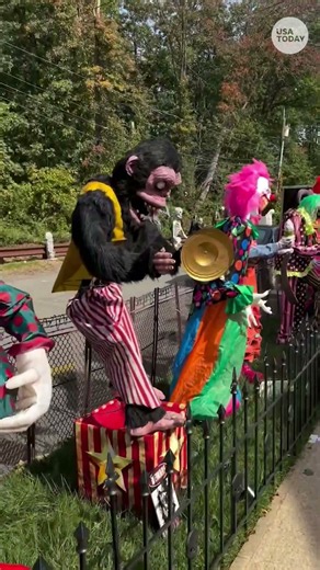 House goes viral for insane Halloween display. See the video.