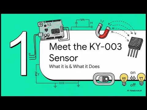 Arduino-KY-003 Hall magnetic field sensor- Arduino Tutorial-| Wiring Diagram and Code Included