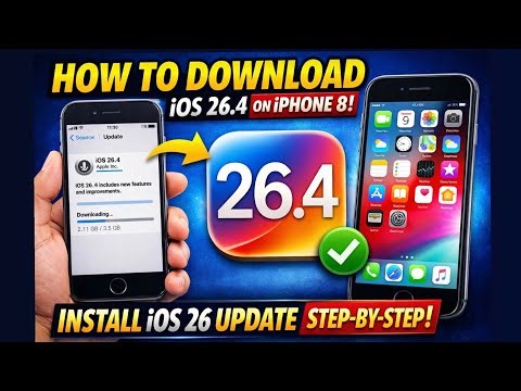 How to Download iOS 26.4 on iPhone 8 📲 | Install iOS 26 Update (Step-by-Step)
