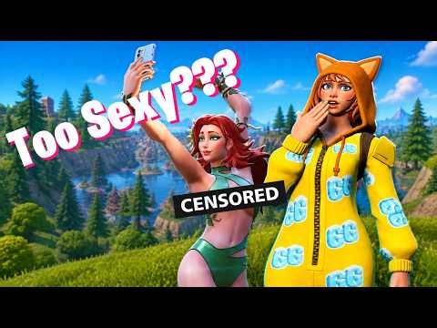 He's TOO into the Poison Ivy Skin in Fortnite