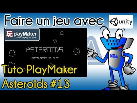 [Tutorial Unity] Asteroids (with playmaker) #13 : L'ecran de High score (fin)