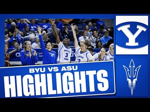 BYU Women's Basketball vs ASU || Full Game Highlights (2026)
