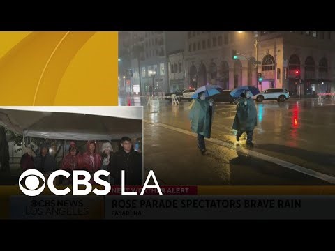 New Year's Day storm arrives as Rose Parade approaches