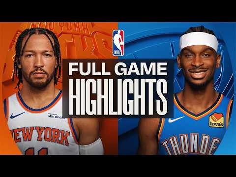 KNICKS at THUNDER | FULL GAME HIGHLIGHTS | March 29, 2026