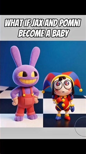What if Jax and Pomni become a baby #digitalcircus #jax #horrorgame