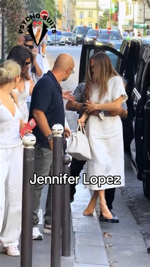 Jennifer Lopez Trips and Falls With Bodyguards Walking Out #jenniferlopez