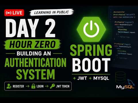 Day 3 Hour Ten Authentication System | Logging in The User | Spring Boot + Angular