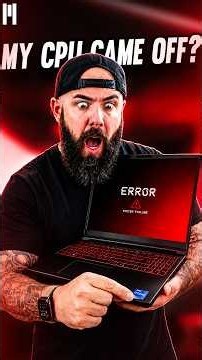 He Removed His Laptop CPU?!