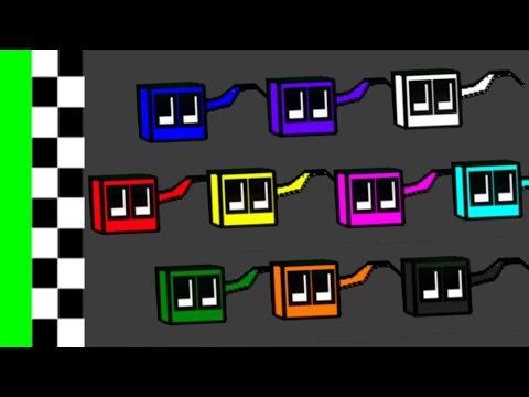 10 Crazy Cubes Battle to Be the Last One Standing!