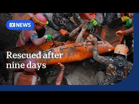 Two rescued from hydropower tunnel 9 days after Nepal floods | ABC NEWS
