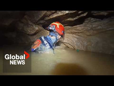 5 men trapped in Laos cave for a week found alive
