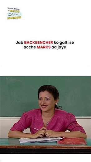 Jab backbencher ko galti se acche marks aa jaye ! #tarakmehta #rcb #funny #comedy #mumbaiindians