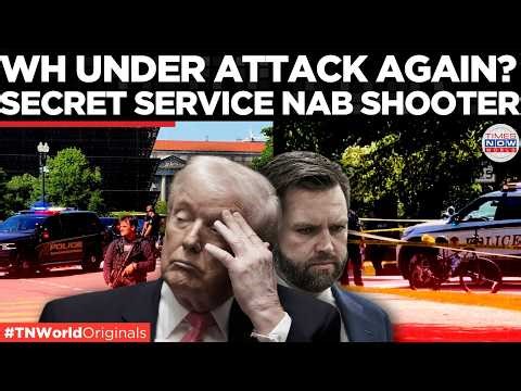 BREAKING: Gunman Opens Fire on Secret Service Near White House, Trump Inside During Lockdown!