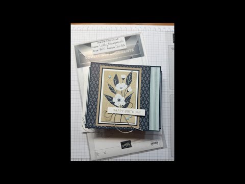 Stampin Up//Lovely Blossoms//Lovely Arrangements//Hidden Gate//Fun Fold//Online Exclusive///Birthday