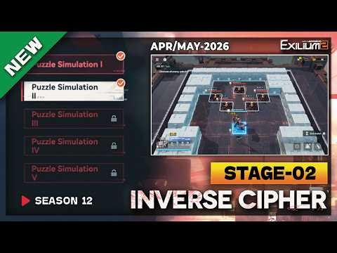 *NEW* INVERSE CYPHER SEASON 12 STAGE-2 (LP-1-2) SOLUTION | APRIL 2026 [GIRLS FRONTLINE 2: EXILIUM]