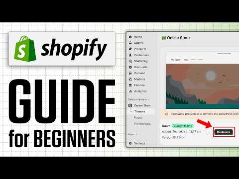 Shopify Tutorial for Beginners 2026 | Full Guide