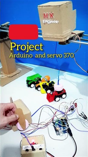 diy | make project with arduino and servo 360 #diy #arduino #projectarduino #handmade