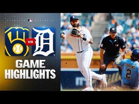 Brewers vs. Tigers Game Highlights (4/23/26) | MLB Highlights