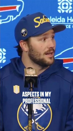 Josh Allen talks life after becoming a father 😌