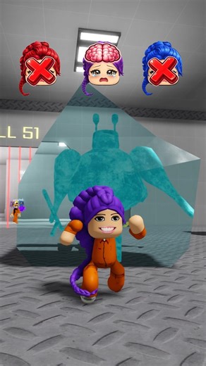 Rumi 999 IQ vs BARRY'S ALIEN PRISON RUN! Obby Roblox #roblox #shorts