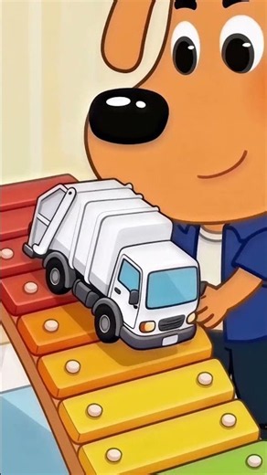 Learn Colors with Toy Cars! #sherifflabrador #shorts