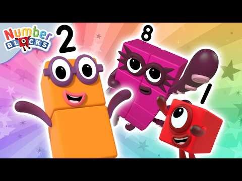 Super Second Grade Math | Learn to Count for Kids | Number Cartoon | Numberblocks