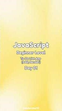 JavaScript Project | Day 01 #dailycyber #javascript #javascripttutorial #javascriptproject #tutorial