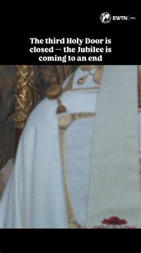 On the Feast of the Holy Family, His Eminence Cardinal James Harvey closed the third Holy Door of the Jubilee Year at the Basilica of St. Paul’s Outside the Walls. This ends the Jubilee Year in the particular Churches and leaves the last remaining Holy Door open at St. Peter’s Basilica, which Pope Leo will close on January 6th. #popeleoxiv #holydoor #jubileeyear | Catholic News Agency