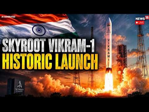 Vikram-1 Launch LIVE: India's First Private Orbital Rocket Flight Delayed | Skyroot Vikram-1 Launch
