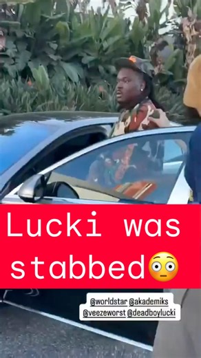 Lucki was stabbed by playboi Carti entourage #fight #playboycarti #rap #brawl #complex #shorts #fyp