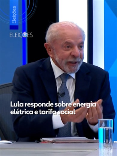 ENTREVISTA COM LULA - O presidente Luiz Inácio Lula da Silva (PT), candidato à reeleição, é entrevistado pela TV Globo nesta quinta-feira (15). A conversa é conduzida pela jornalista Renata Lo Prete e faz parte da cobertura do segundo turno das Eleições 2026. No vídeo, Lula responde sobre energia elétrica e tarifa social. Veja! A entrevista, realizada ao vivo nos Estúdios Globo, no Rio de Janeiro, e exibida pela TV Globo após o Jornal Nacional, ficará disponível na íntegra no Globoplay e no g1. 